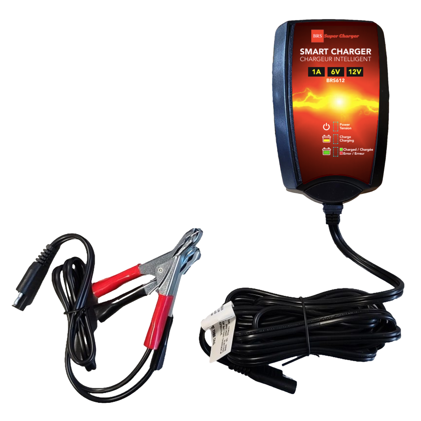 High Performance BRS24HL-BS 10 Year Battery & Smart Charger / Maintainer Combo Bundle Kit 12v Sealed AGM PowerSports Battery - BRS Super Battery