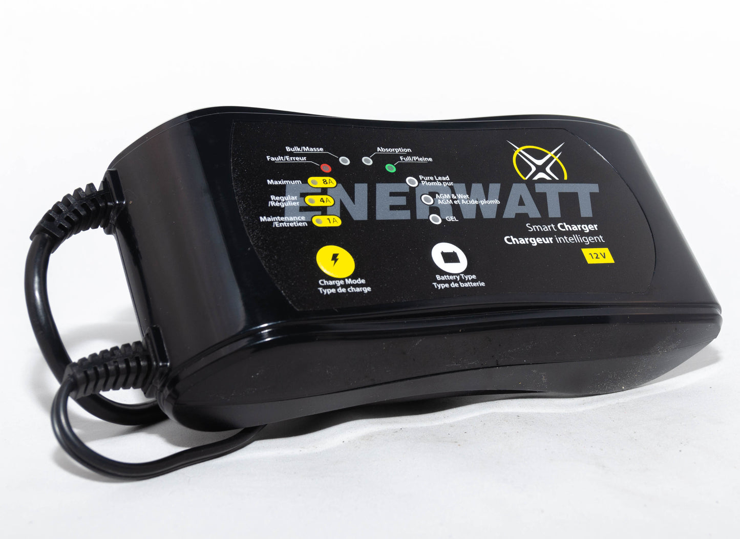 Enerwatt EWC12-148 12 Volt Smart Charger Automatic 1/4/8 AMP - BRS Super Battery