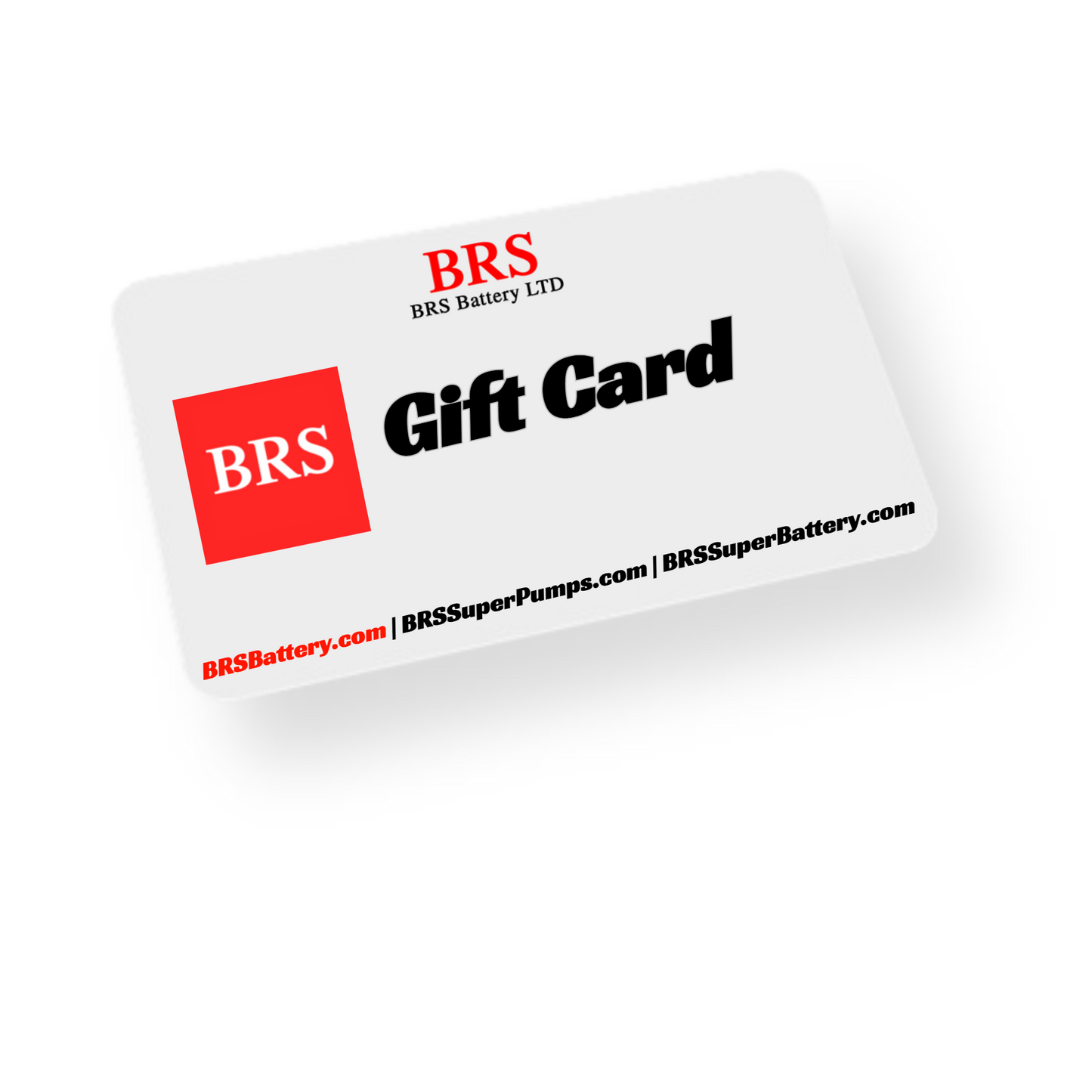 BRS SuperBattery Gift Card - BRS Super Battery