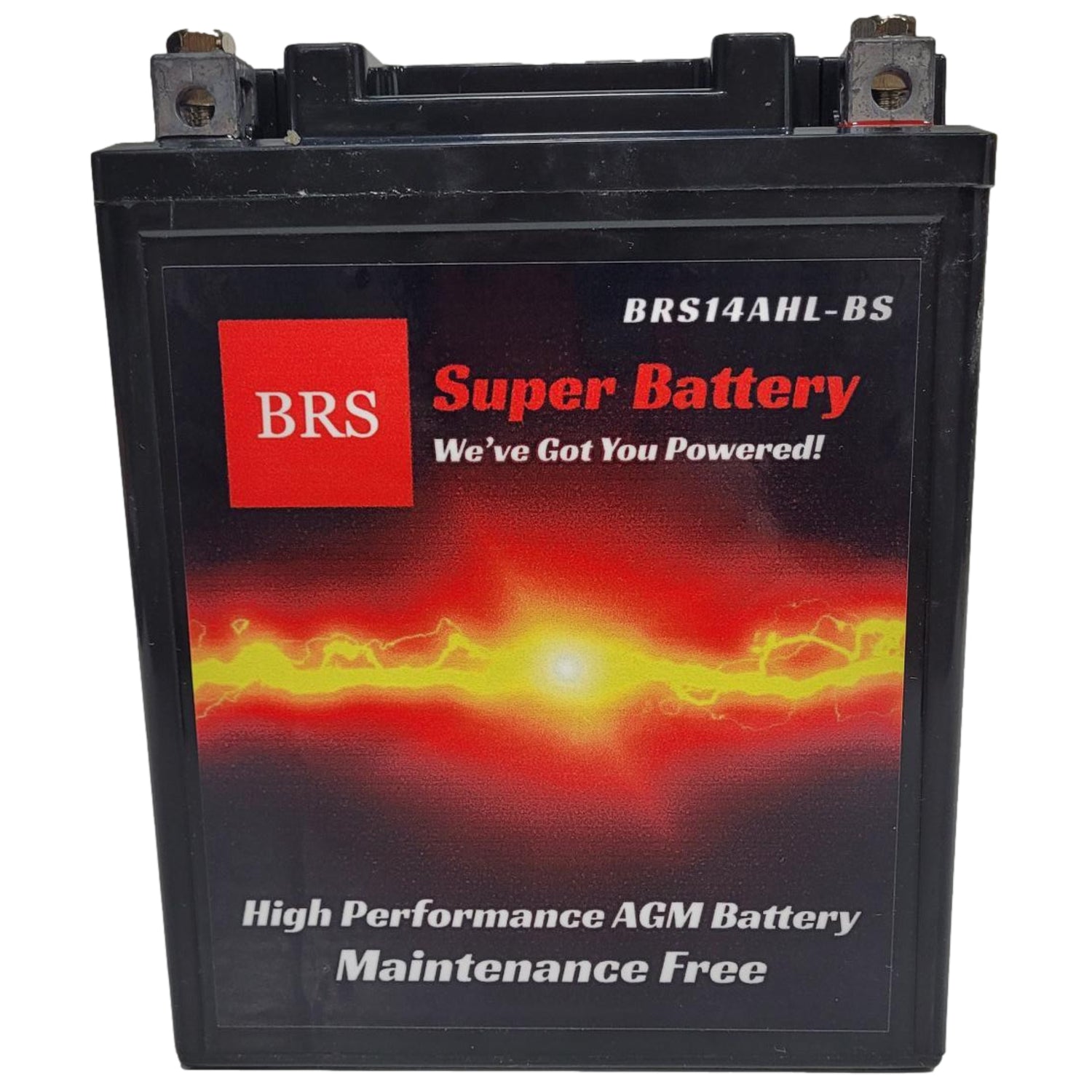 WPX14AHL-BS 12v High Performance Sealed AGM PowerSport 10 Year Battery - BRS Super Battery