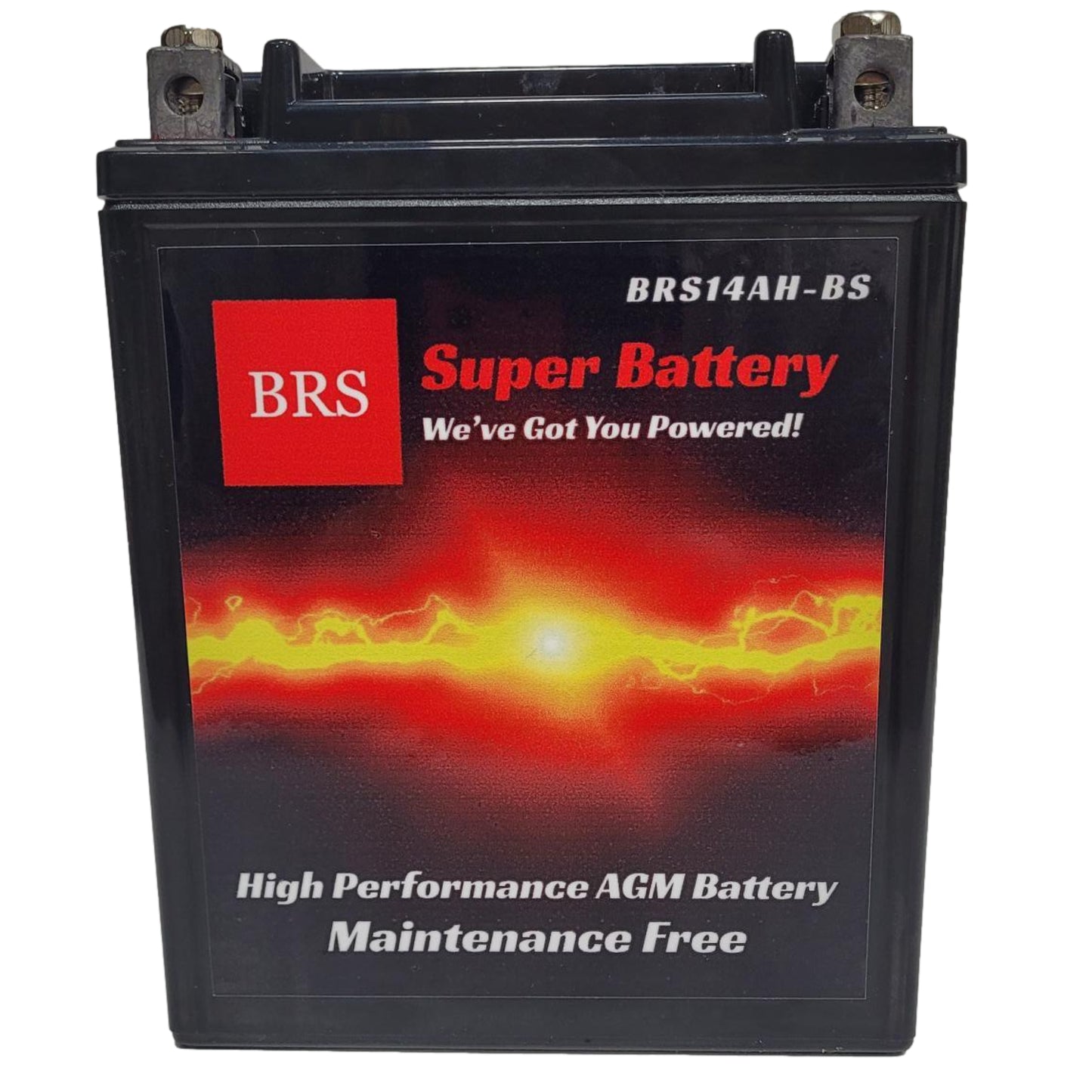 WPX14AH-BS 12v High Performance Sealed AGM PowerSport 10 Year Battery - BRS Super Battery