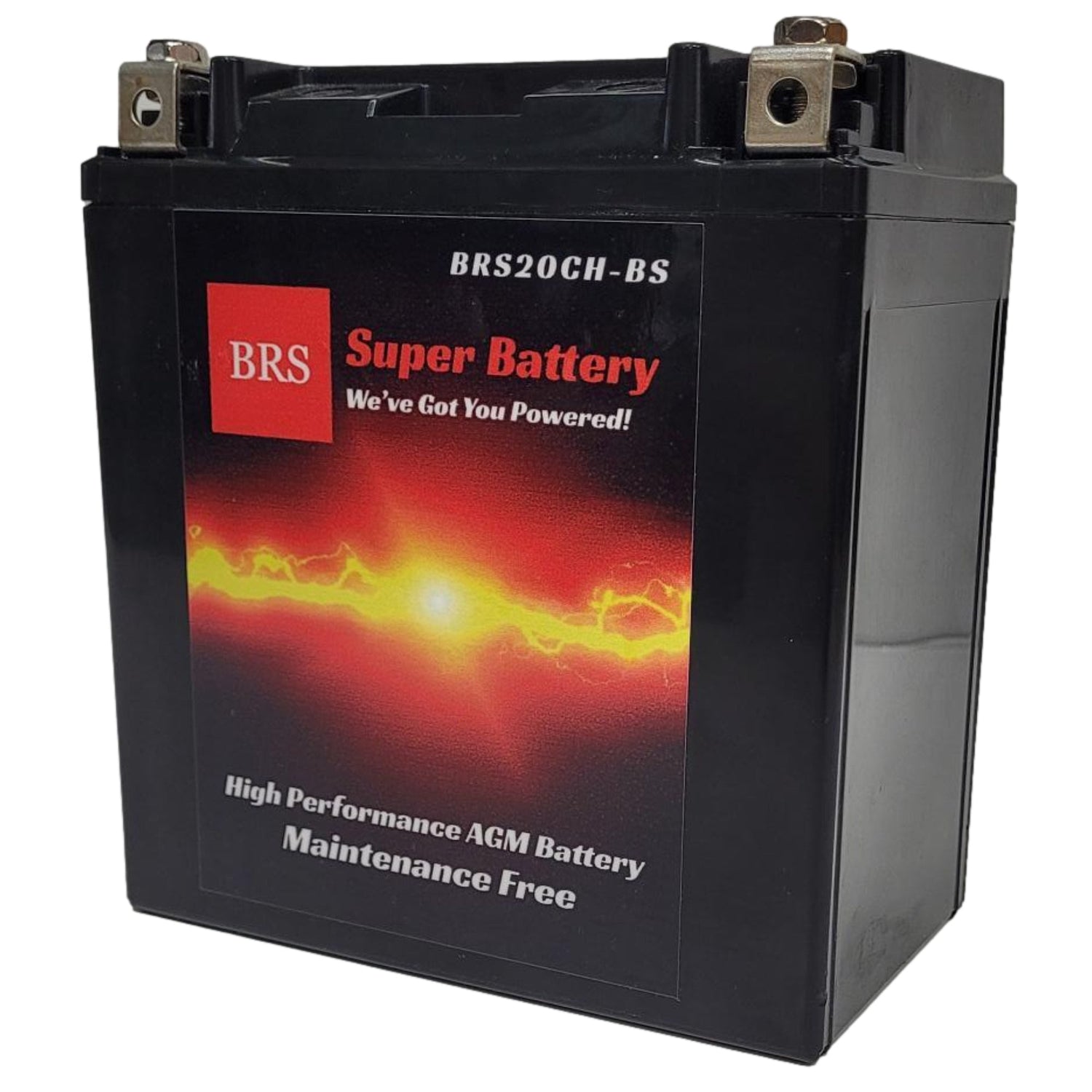BRS20CH-BS 12v 20AH 270CCA 30 Day Warranty - BRS Super Battery