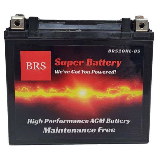 WPX20HL-BS 12v High Performance Sealed AGM PowerSport 10 Year Battery - BRS Super Battery