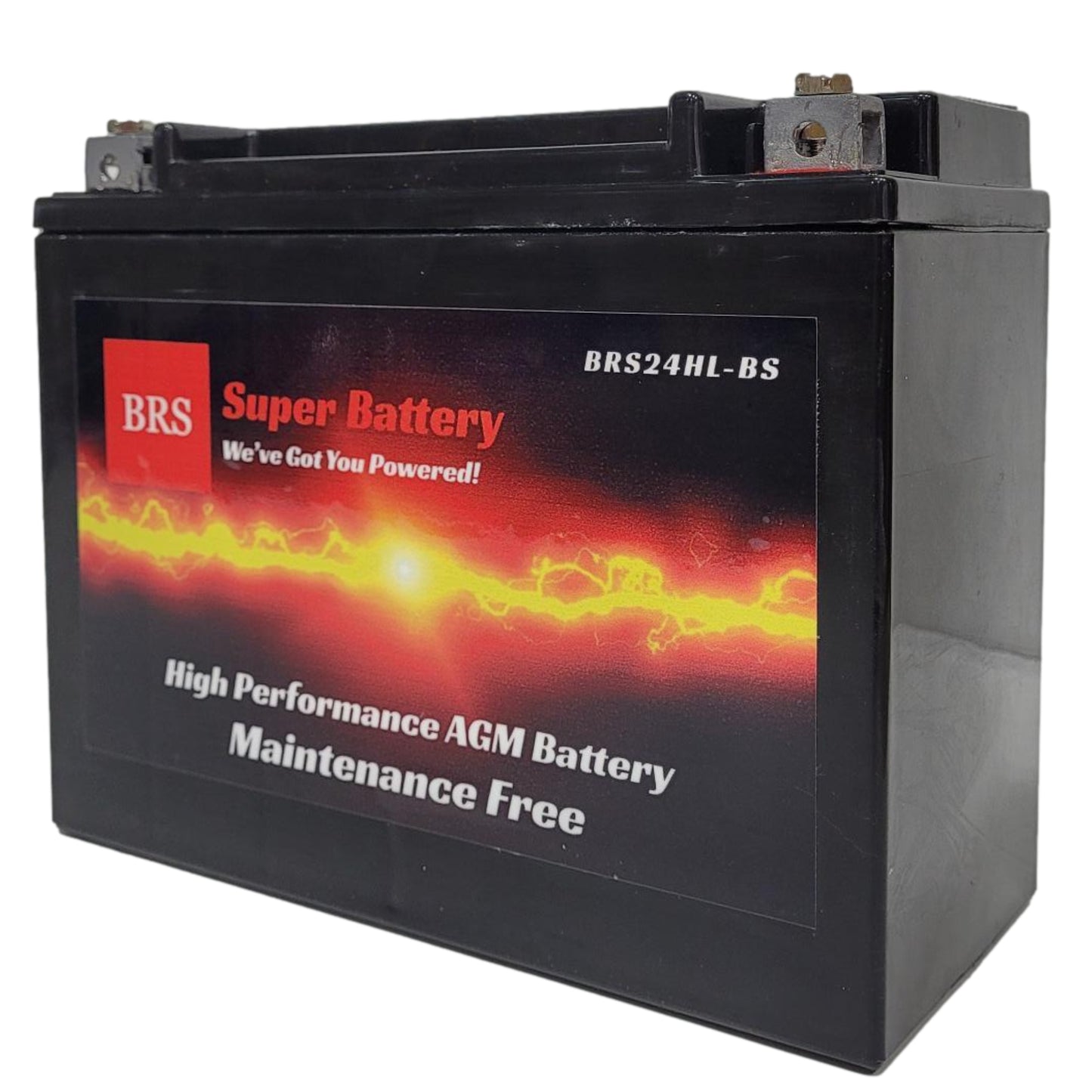 WPX24HL-BS 12v High Performance Sealed AGM PowerSport 10 Year Battery - BRS Super Battery