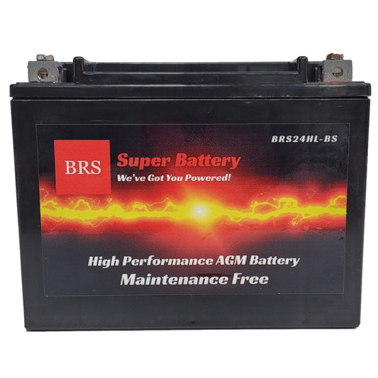 BRS24HL-BS 12v 22AH 280CCA 30 Day Warranty - BRS Super Battery