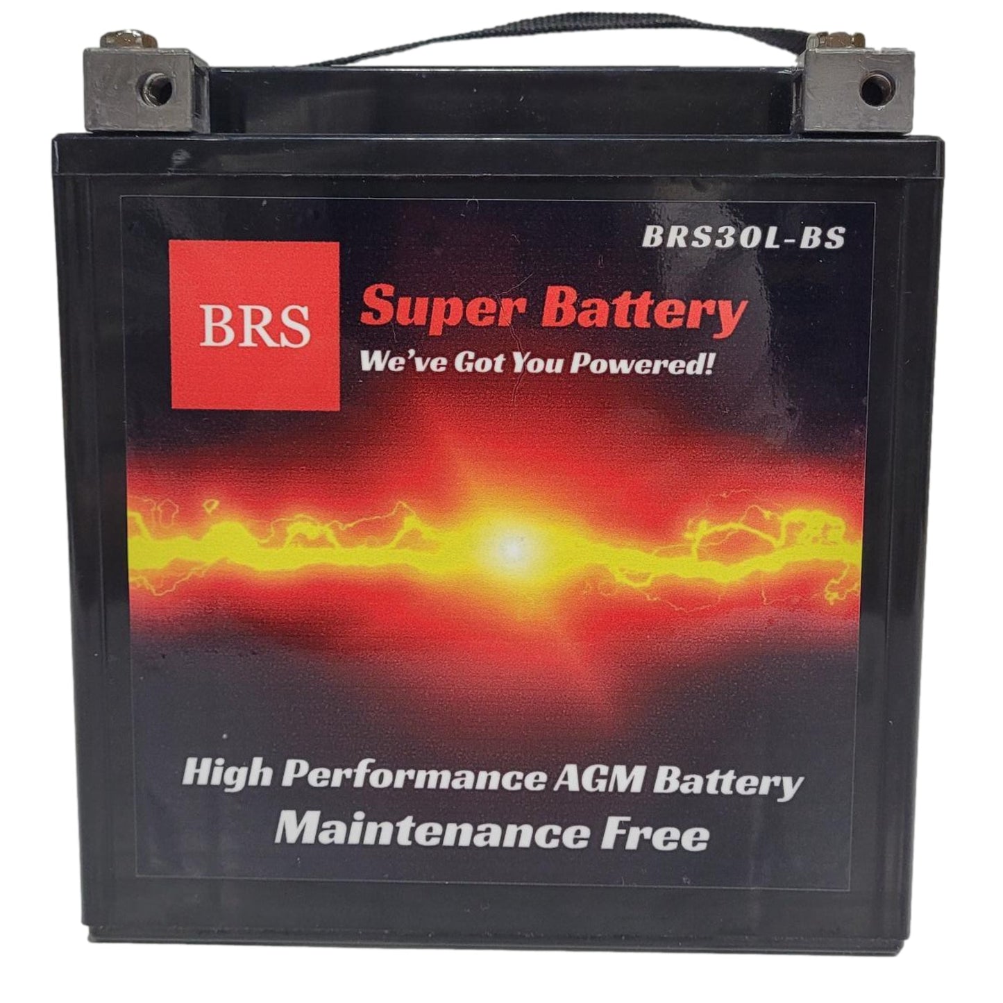 BRS30L-BS 30 Day Warranty Battery & Smart Charger / Maintainer Combo Bundle Kit - BRS Super Battery