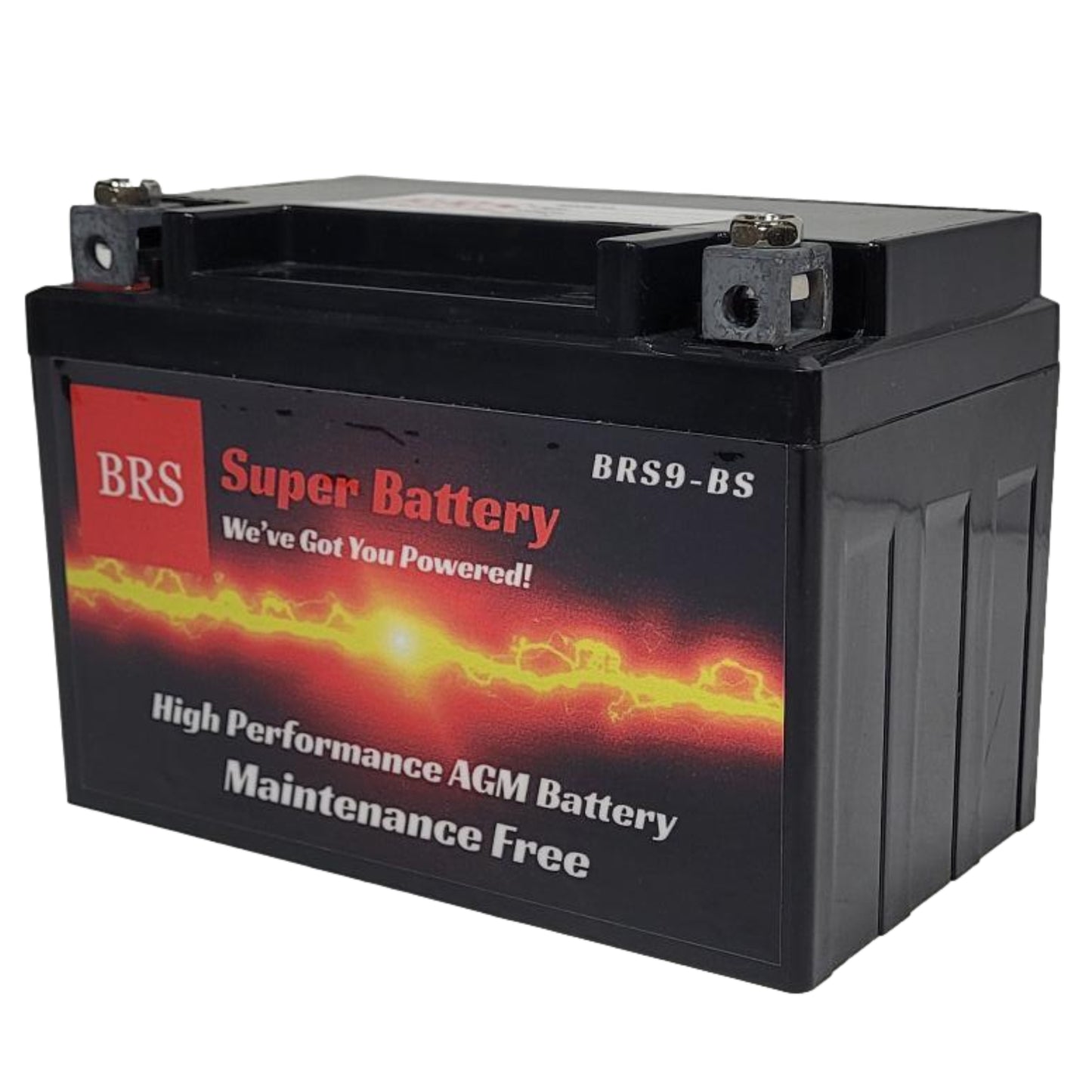 WPX9-BS 12v High Performance Sealed AGM PowerSport 2 Year Battery - BRS Super Battery