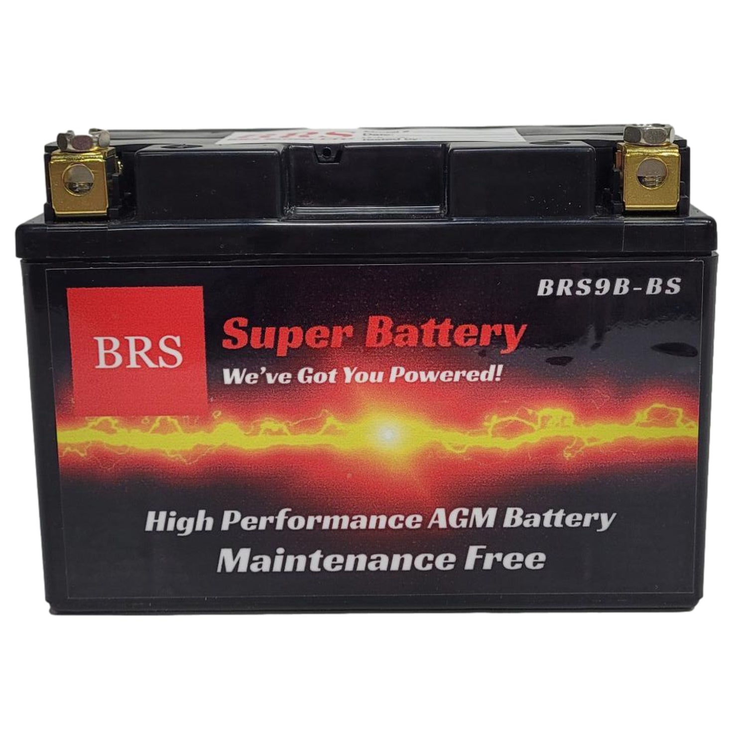 WPX9B-BS 12v High Performance Sealed AGM PowerSport 2 Year Battery - BRS Super Battery